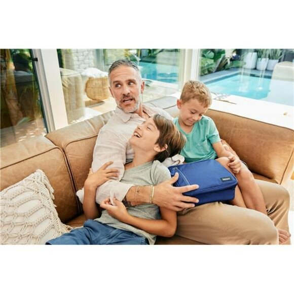 Freezable Insulated Lunch Box Cooler Bag with Built In Ice Packs for Work School - Picture 6 of 7